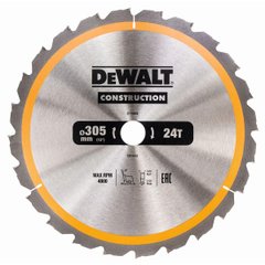 Saw blade DeWALT DT1958, Construction, 305 by 30 mm, 24z ATB 5 degrees