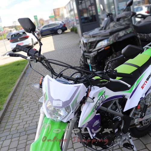 Motorcycle Skybike CRDX 200 21/18, green