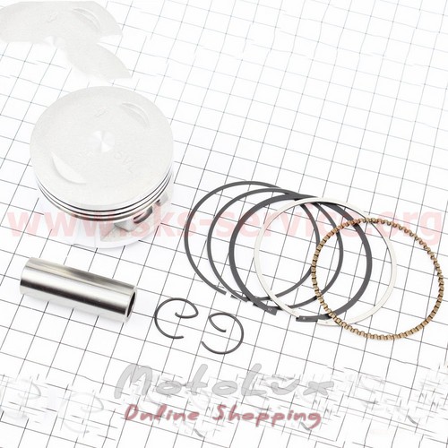 Piston, finger (15 mm), rings to-kt 54mm + 0.25 for a motorcycle Jianshe YB 125