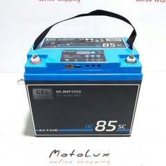 Ective DC 85SC GEL Deep Cycle gel power supply battery for home and apartment with LCD display 85 Ah