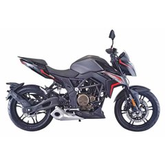 Motocykel Voge 300R, Loncin LX300 6 CR6, čierna so sivou, 2023