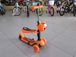 Kick scooter BT-KS 0061 3-wheel plastic, 2019, orange