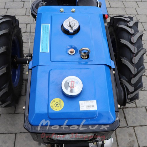 Diesel Walk-Behind Tractor Zubr JR Q78е Plus, Electric Starter, 8 HP