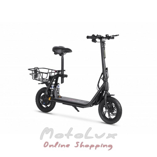 Electric scooter with seat Q2 36V 10.4AH SM, black