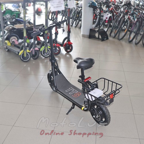 Electric scooter with seat Q2 36V 10.4AH SM, black