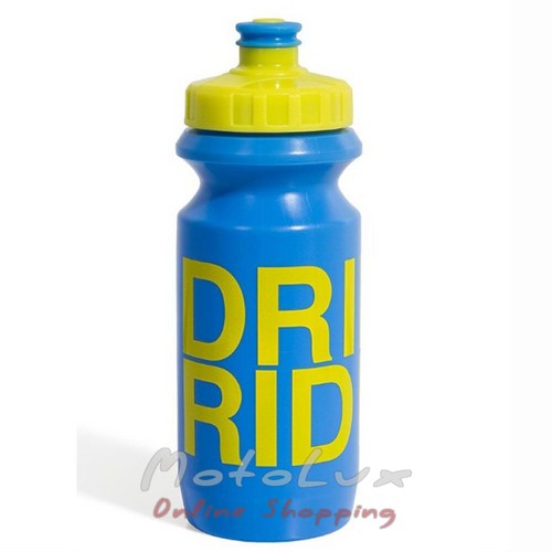 Kerékpár palack 0,6 Green Cycle GBT-512M Drink & Ride с Big Flow valve, yellow n blue