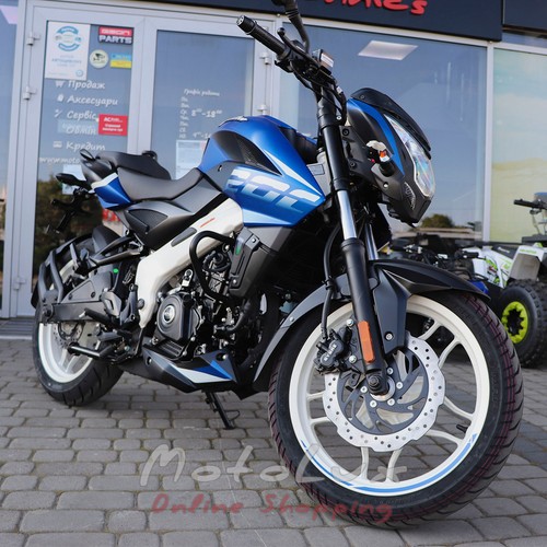 Motorcycle Bajaj Pulsar NS 200 blue