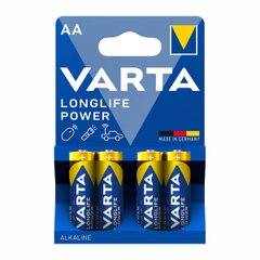 Батарейка Varta Longlife Power AA BLI 4, блістер 4 шт
