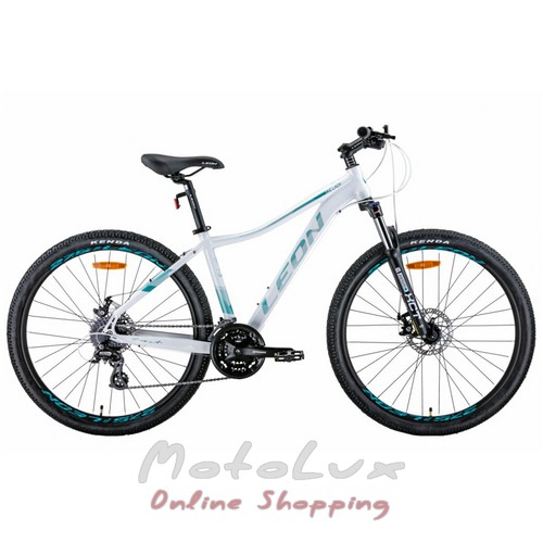 Гірський велосипед AL 27.5 Leon XC-Lady AM Hydraulic lock out DD, рама 16.5, white n turquoise, 2022