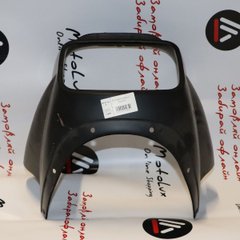 Headlight fairing for Zongshen ZS125J motorcycle, black