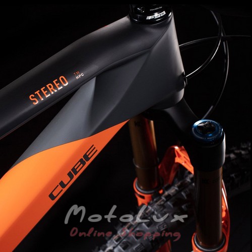 Hegyi kerékpár Stereo 140 HPC TM, 27,6" ,18 keret, 2020, grey n orange