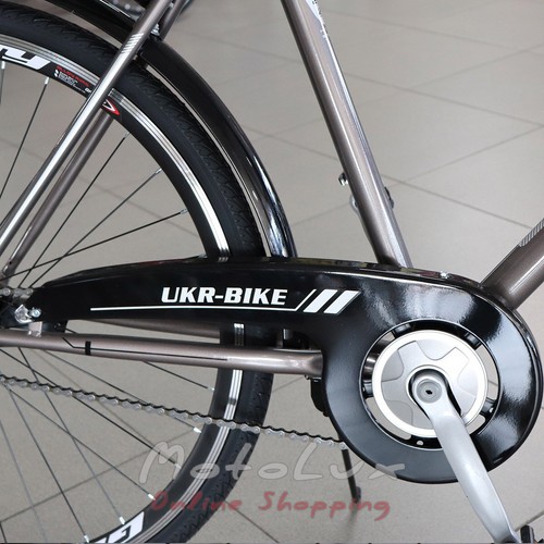 City bike Ardis Ukr-Bike, wheel 28, frame M, grey
