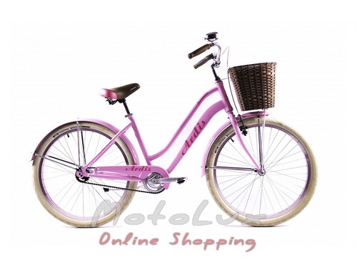 Mestský bicykel Ardis CRL AL Sorento, koleso 26, rám 17, pink