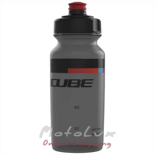 Kerékpár palack Cube Trinkflasche Teamline 500 ml, black n red n blue