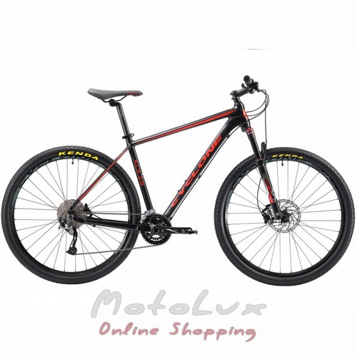 Гірський велосипед Cyclone ALX, колесо 29, рама 18, 2019, black