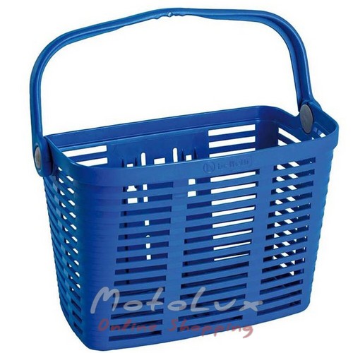 Basket Bellelli Plaza Bianco steering wheel mount, plastic, blue
