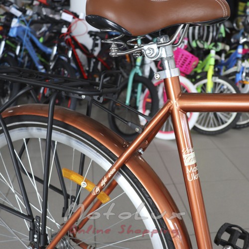 Міський велосипед Дорожник Comfort Male, колеса 28, рама 22, brown