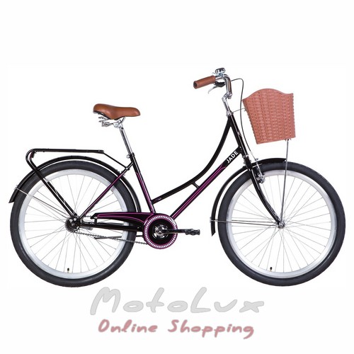 Bicycle ST 26 Dorozhnik Jade, frame 17, black and pink, 2022