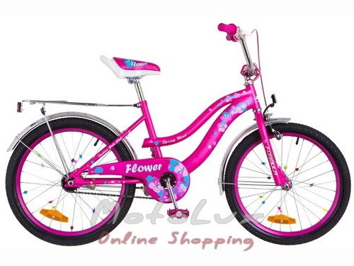 Дитячий велосипед Formula Flower, колесо 20, рама 13, 2018, pink