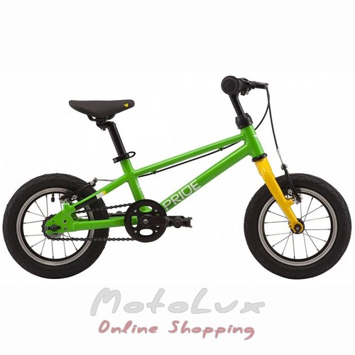 Дитячий велосипед Pride Glider 12, колеса 12, 2020, green