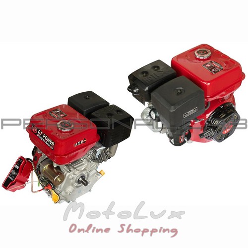 Двигатель для мотоблока 177F, 9Hp, полный комплект, электростартер, вал Ø 25мм, под шестерни DAOTONG