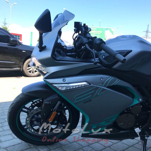 Мотоцикл Voge 300RR ABS, черно-зеленый
