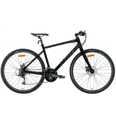 Гібридний велосипед AL 28 Leon HD-80 DD, рама 19, gray n black, 2022