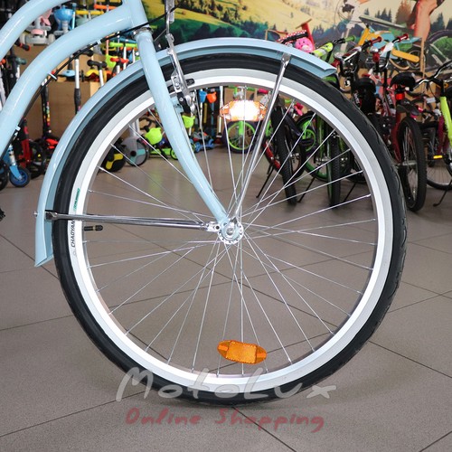 Дорожный велосипед Neuzer California, колеса 26, рама 17, Shimano Nexus, бирюзовый