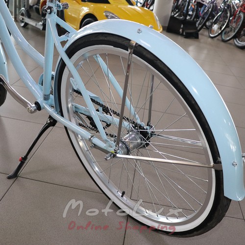 Road bike Neuzer California, wheels 26, frame 17, Shimano Nexus, turquoise