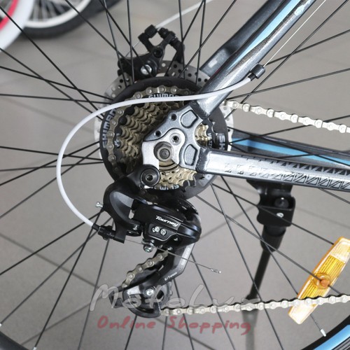 Гірський велосипед Benetti Nove DD, колесо 29, рама 21, 2020, grey n blue