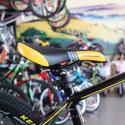 Horský bicykel Cyclone SX, kolesá 27,5, rám 17, 2019, black n yellow