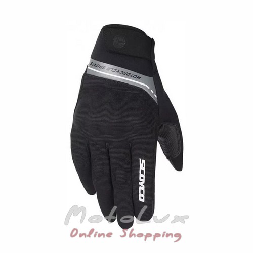 Scoyco MC75 motorcycle gloves, size M, black