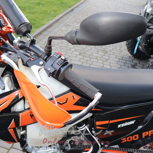 Motocykel Kovi 300-4Т, Pro S, KT, čierna a oranžová
