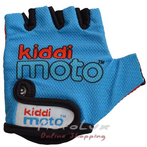 Gyerek biciklis Kesztyű Kiddimoto,S méret, blue