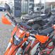 Motorkerékpár Kovi 300-4Т, Pro S, KT, fekete és narancssárga