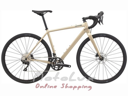 Велосипед шоссейный Cannondale Topstone 105, колеса 28, рама XS, 2020, beige