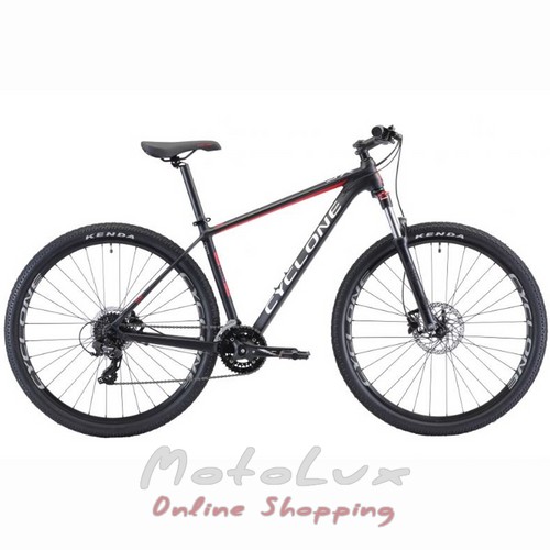 Mountain bike Cyclone SX, wheels 29, frame 18, 2020, black