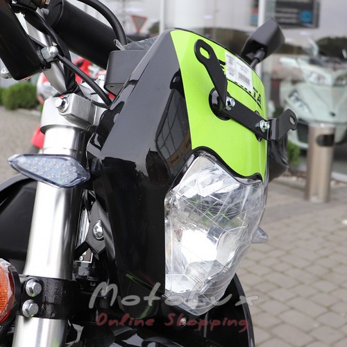 Motorkerékpár Sparta Cross 200, zöld és fekete