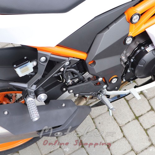 Taro TR400 GP1 motorcycle, white with black with orange