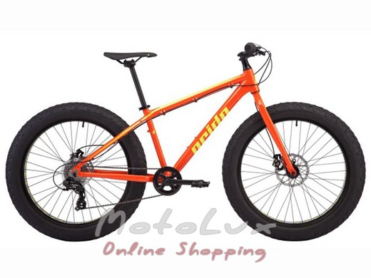 Fatbike bicycle Pride Donut 6.1, wheels 26, frame M, 2018, orange n yellow