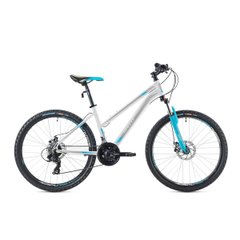 Горный велосипед Spelli Lady SX 2000, колесо 27.5, рама 16, белый с серым с синим