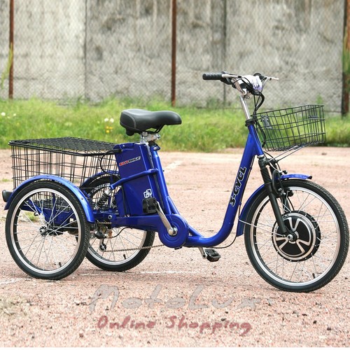 Електровелосипед трицикл Skybike 3-Cycl, колесо 22, 350 Вт, 36 В, blue