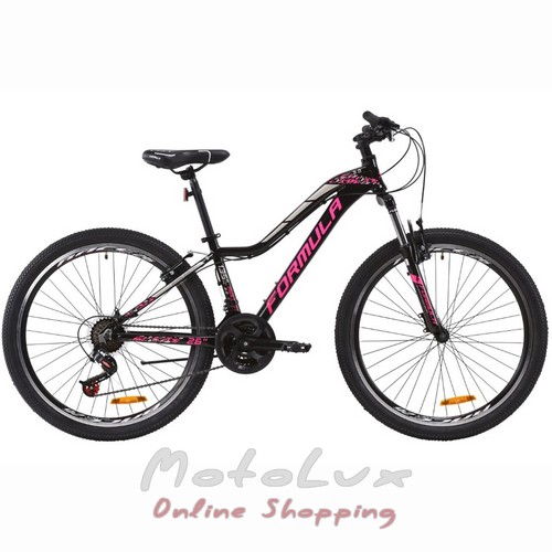 Гірський велосипед Formula Mystique 2.0 AM VBR, колеса 26, рама 13,5, 2020, black n pink n silver