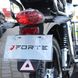 Motorkerékpár Forte Alfa  NEW FT125 RX, fekete és szürke
