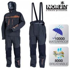 Vízálló horgász ruha szett Norfin PRO DRY GREY 2, 12000 mm