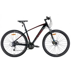 Гірський велосипед AL 29 Leon TN-80 AM Hydraulic lock out HDD, рама 21, black n red, 2022
