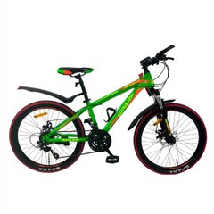 Ifjúsági kerékpár Spark Forester 2.0 Junior, kerék 24, váz 11, zöld