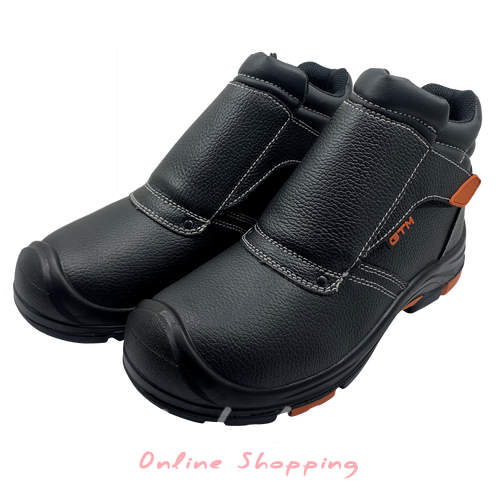 GTM Welder Boots with Metal Nozzle and Rubber Sole SM-072