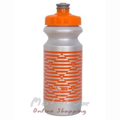 Kerékpár palack 0,6 Green Cycle GBT-512M, silver n orange