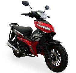 Moped Musstang MT125-3, 8 hp, červený